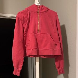 Lululemon Scuba Oversized Half-Zip Hoodie - gold zip (M/L)